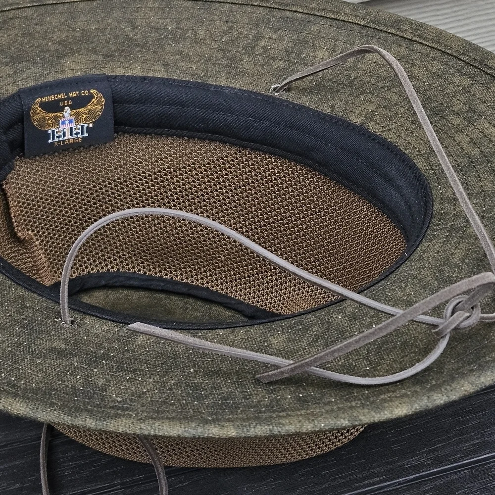 Henschel Men's Polycotton Packable Mesh Breezer Safari Outback Hat Brown Size XL